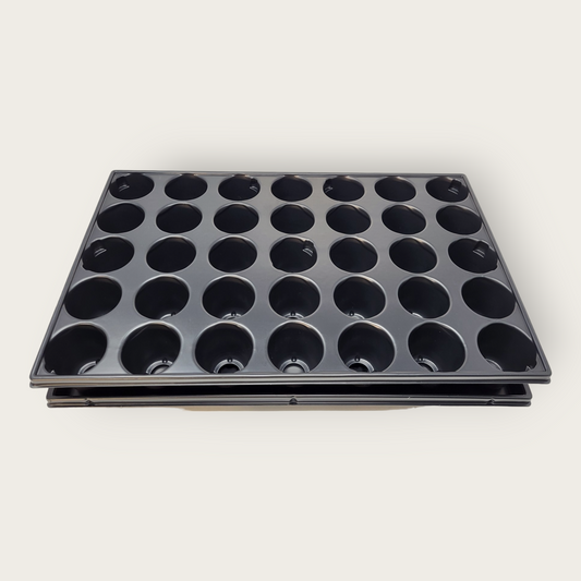 Pflanzplatte - 35 Slots (7 x 5) aus stabilem Kunststoff